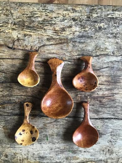 2026 Masterclass Learn to carve a spoon in Burr wood with master spoon Carver Martin Hazell Sunday @11am